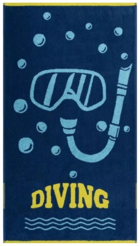 Полотенце Cleanelly 130x70 см, хлопок, 1 шт,
