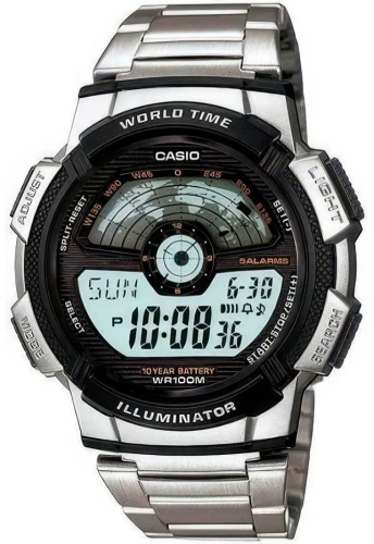 Кварцевые CASIO AE-1100WD-1A полимерный пластик