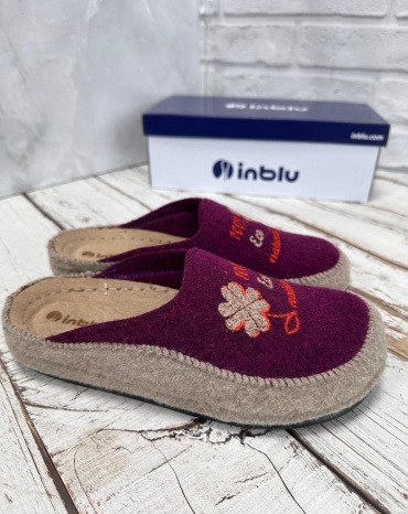 Тапочки inblu бежевый, фиолетовый