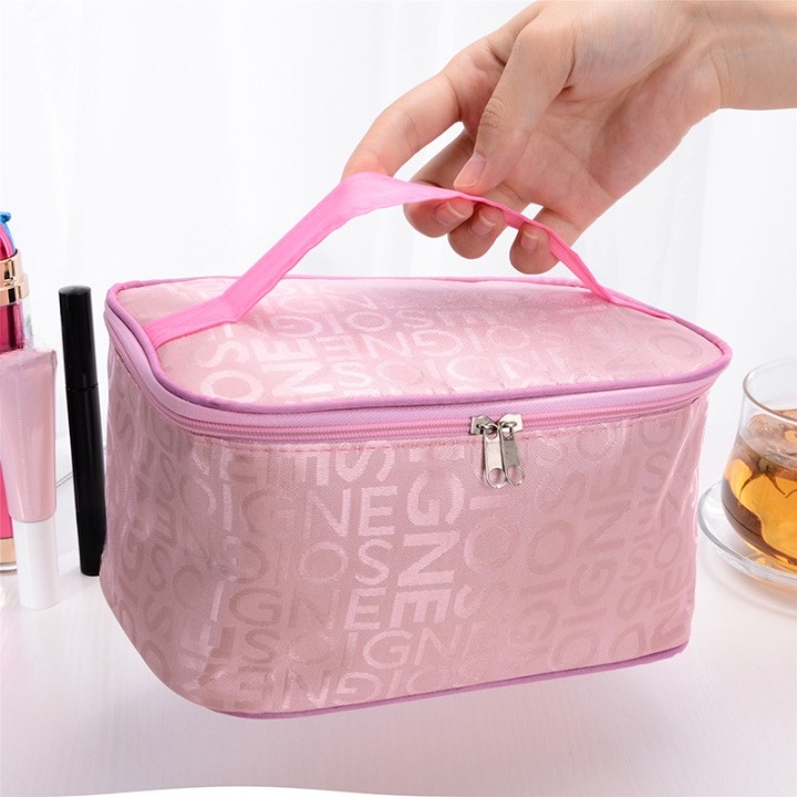 BBone косметичка текстиль, нейлон розовый 12X20 см