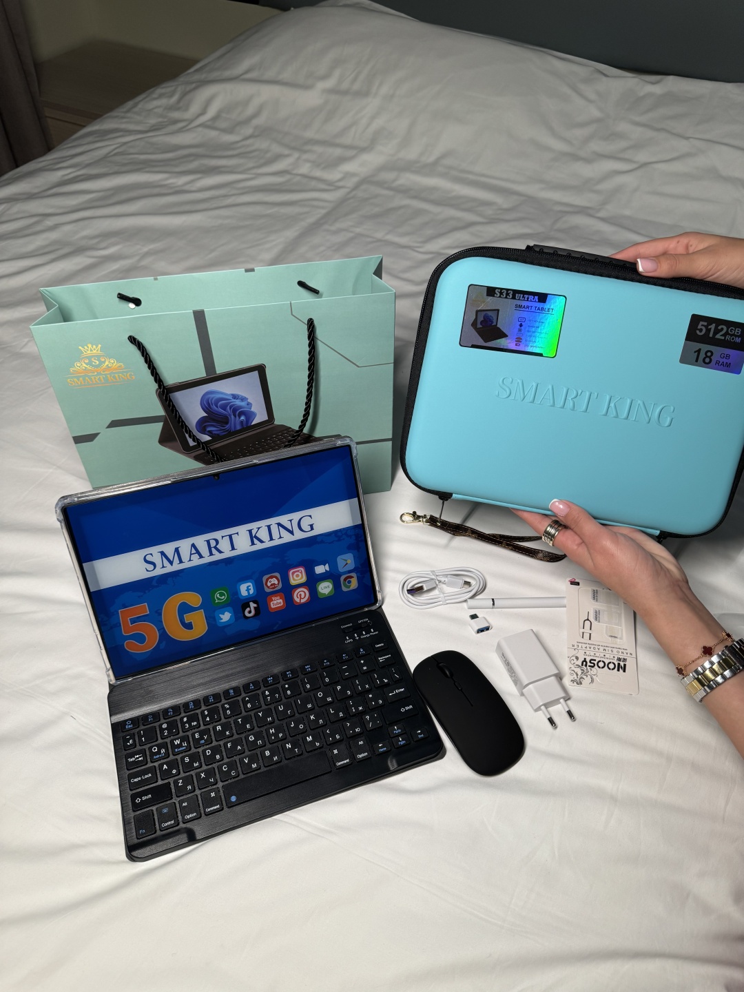 Планшет Smartkids Smart King 10 дюйм 16 Гб/512 Гб черный
