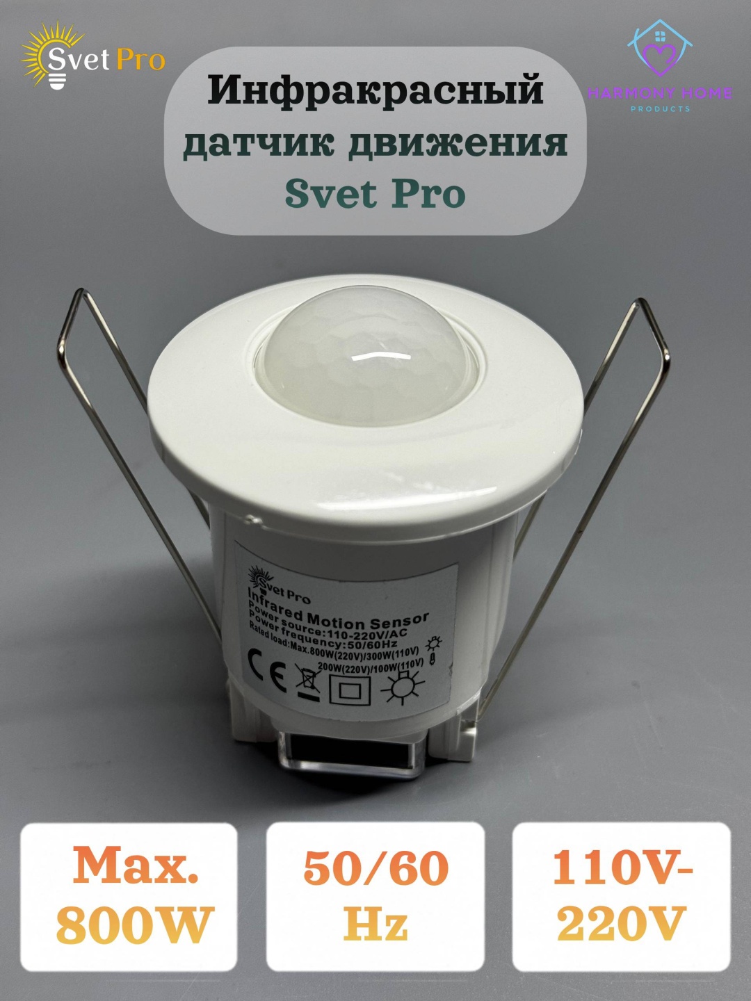 Датчик движения Svet Pro DDGYQ-5, экосистема: не поддерживается