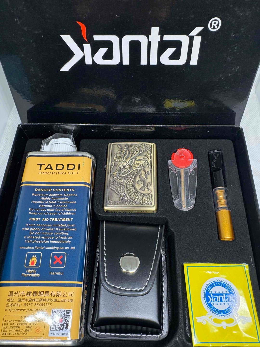 Taddi бензиновая зажигалка 31064, металлический сплав