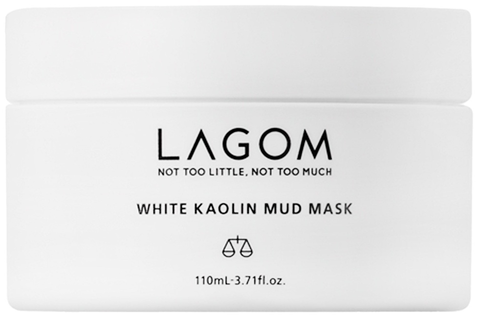 Маска для лица LAGOM глиняная White Kaolin Mud 110 мл, фото 14