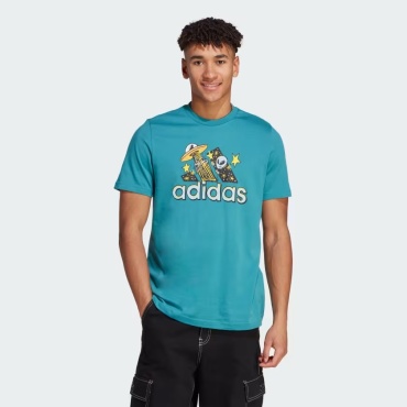 Футболка Adidas голубой
