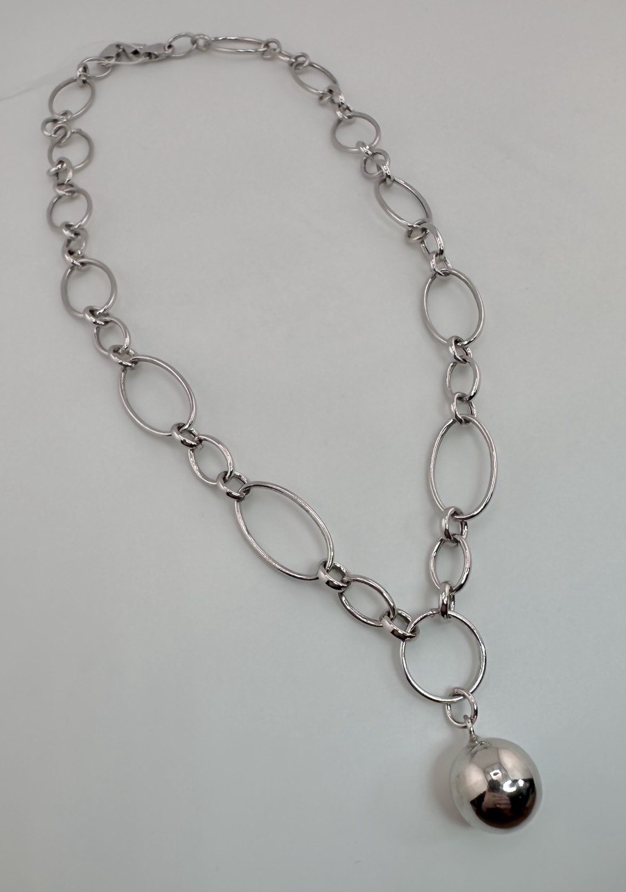 Колье Jewel Style 71-72-00523 длина 50 см вес 16.2 г серебро, без вставок