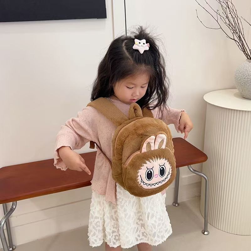 Детский плюшевый рюкзак Labubu "Choco Mood"