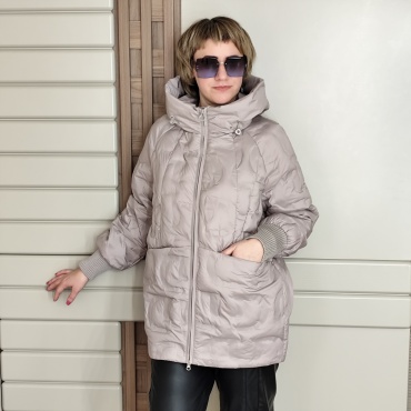 Демисезонная куртка Bogema Store пудра