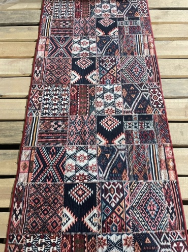 Ковровая дорожка S&M Сomfort безворсовая, полипропилен, 80 см x 9 м