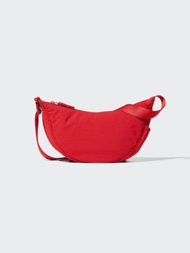 Мини-сумка Uniqlo нейлон, полиэстер красный