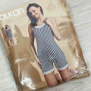 Пижама Polkan серый