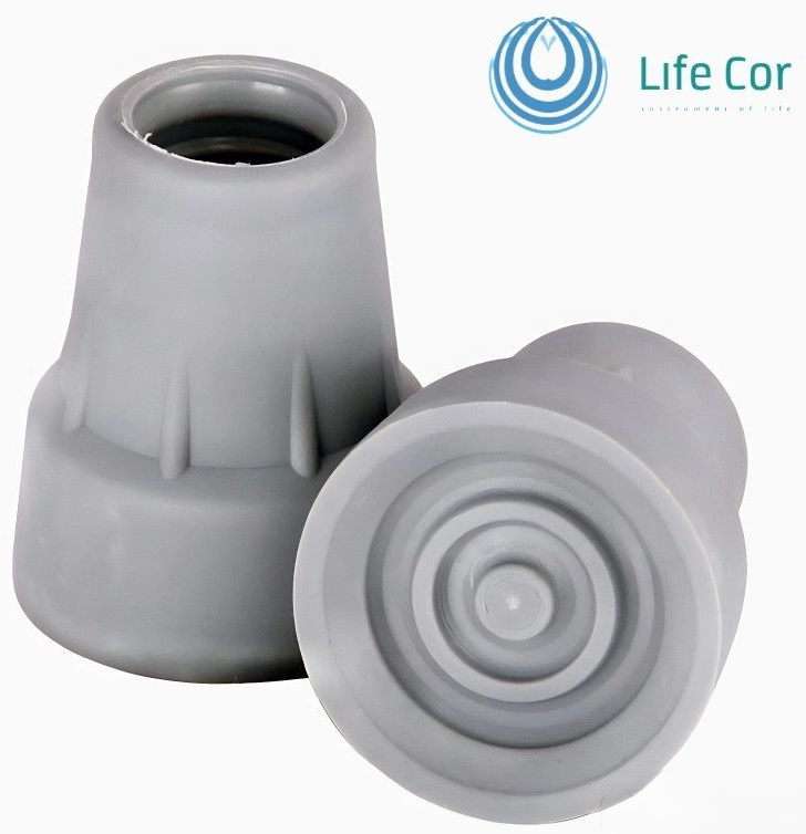 Life Cor серый наконечник для тростей и костылей для костылей