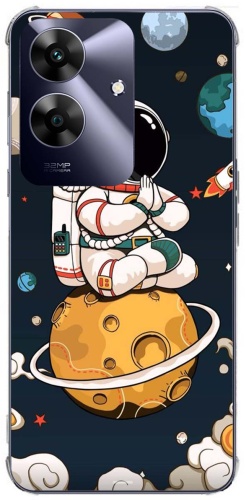 Чехол Qeeca для Realme Note 60 рисунок