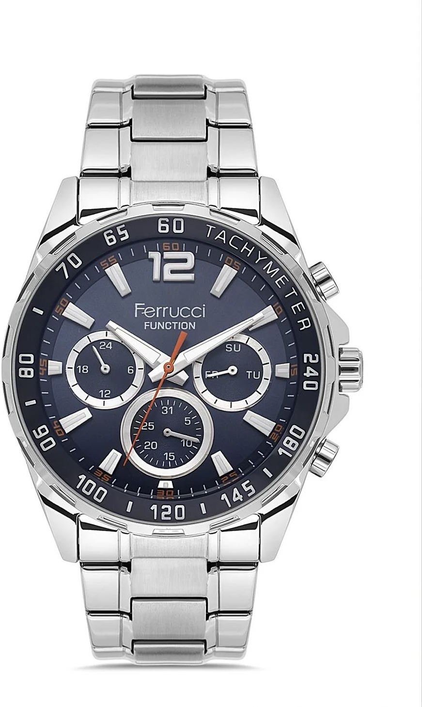 Кварцевые Ferrucci FCF 03577M-02ST нержавеющая сталь
