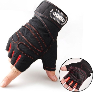 Fitness gloves FL903 красный L черный, красный L