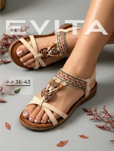 Сандалии EVITA бежевый