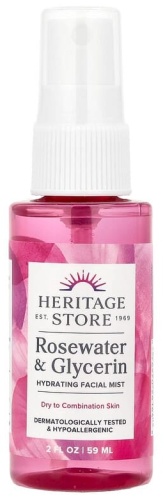 Heritage Store спрей Rosewater and Glycerin 59 мл