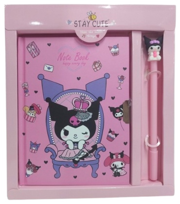 Блокнот Kuromi, A5, 44 л, розовый