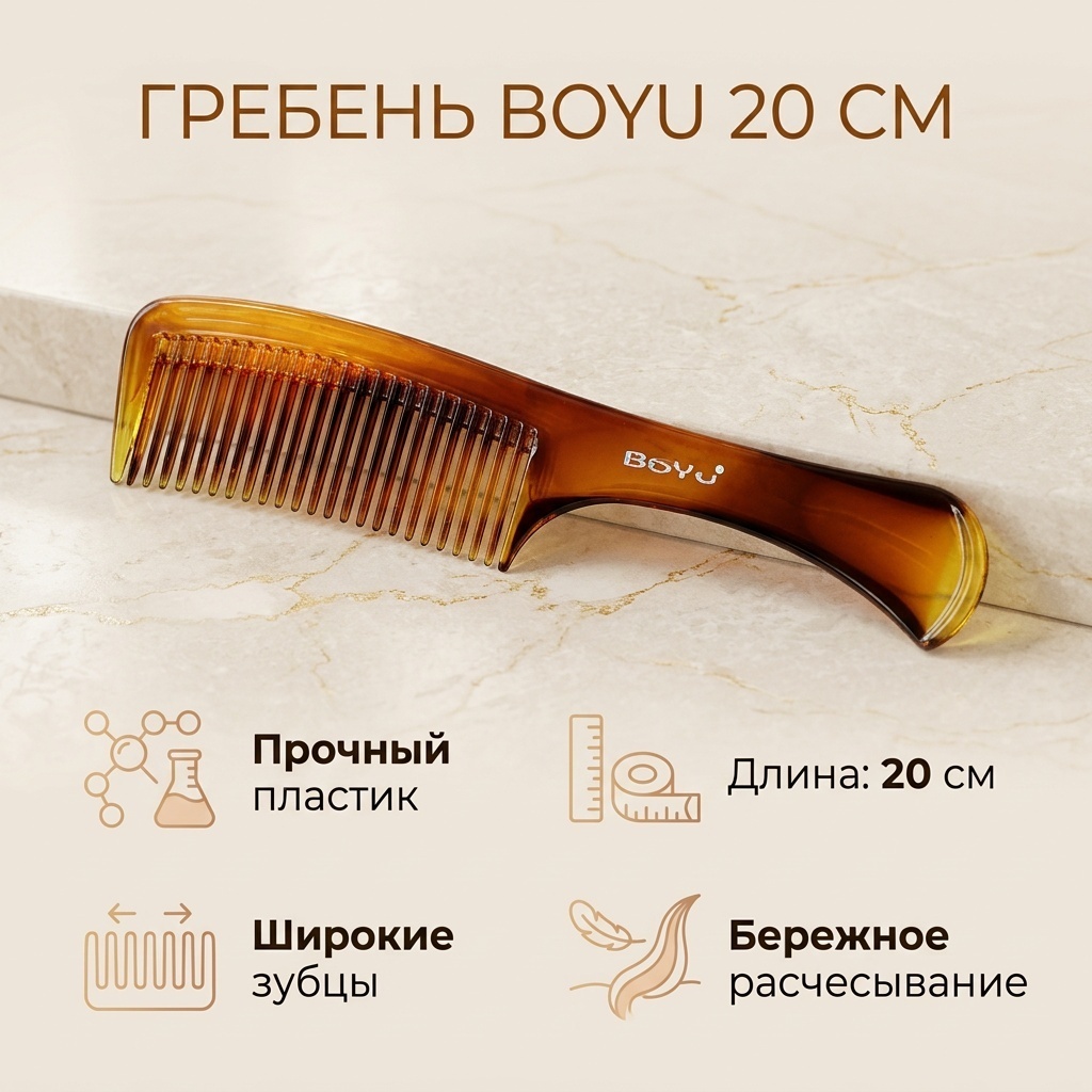 BOYU гребень 20 см