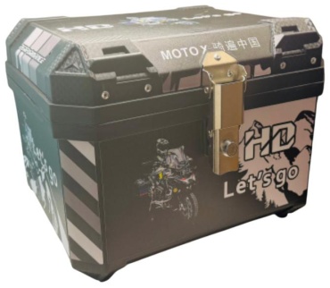 4Drive мотокофра HD Let’s go 45 л черный
