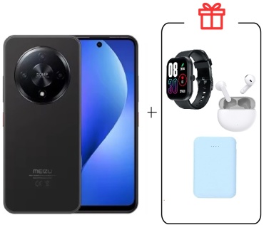 Meizu Mblu 22 Рго 4 ГБ/128 ГБ черный + подарок