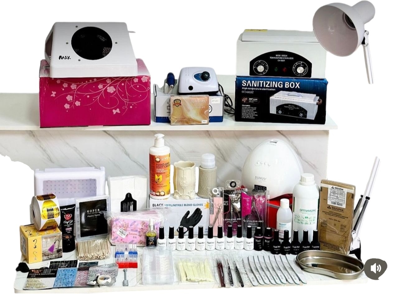 NAIL PRO набор для покрытия гель-лаком 50 шт