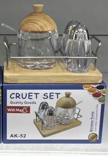 Will max набор для специй Cruet set, бамбук