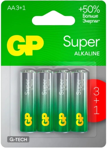 Батарейка AA GP 4 шт