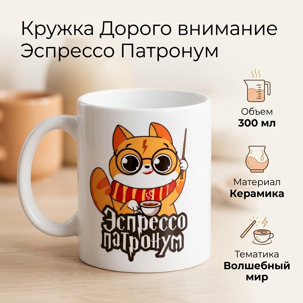 Кружка Дорого внимание «Замышляю шалость», 300 мл, керамика, 1 шт.
