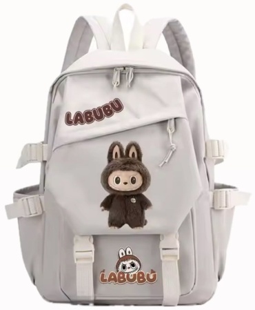 Рюкзак Labubu полиэстер молочный