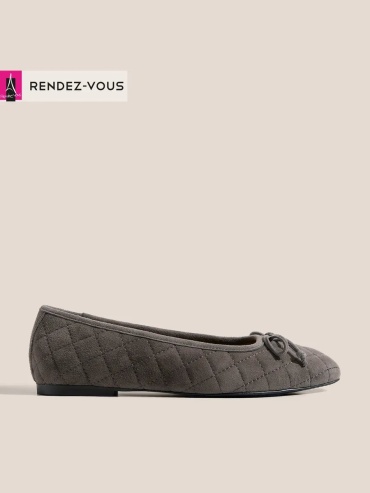 Балетки Tendance серый