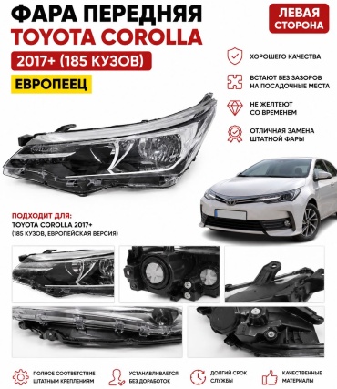 Блок фара TYCR17-E185-EU-LH-EC