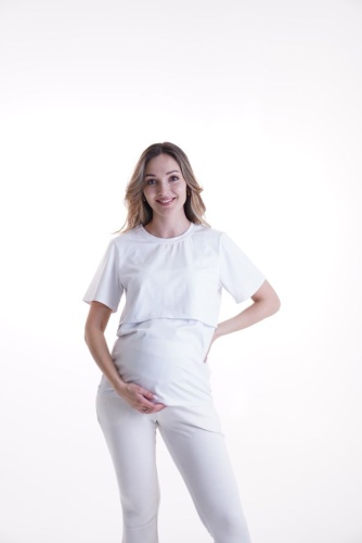 Футболка Sweetmama.kz белый