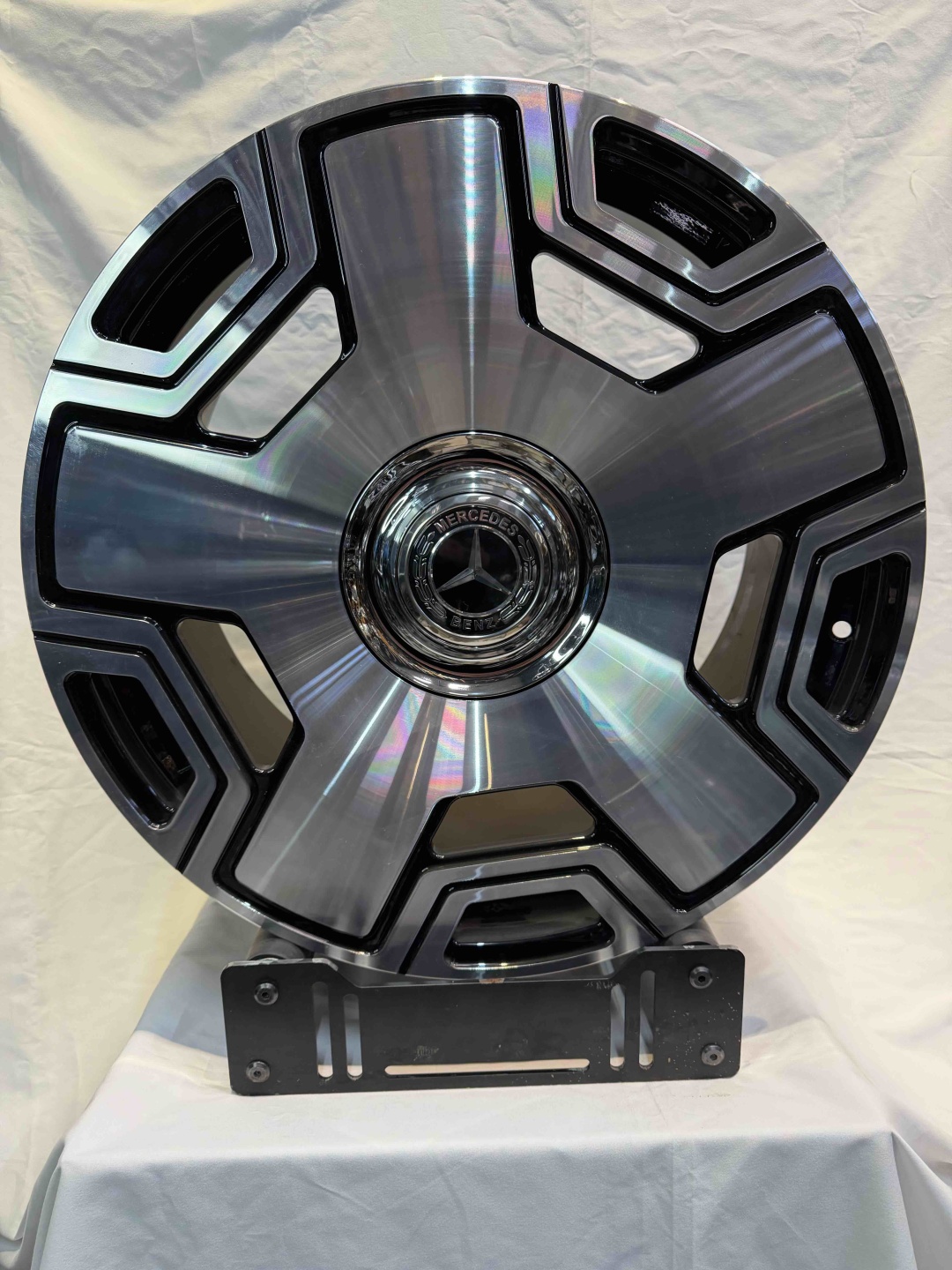 Wheels C08002 10/11x21/5x112 D66.45 ET42.43 4 диска черный, серебристый