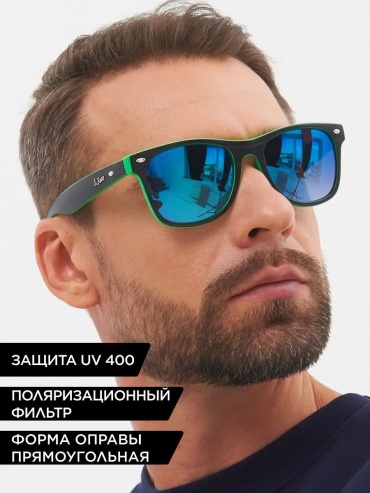 FARELLA солнцезащитные очки прямоугольные однотонные