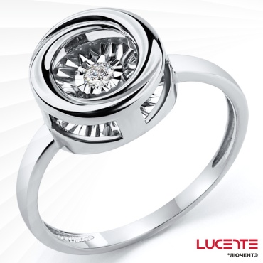 Lucente Бриллианты Якутии 01-12-5743-11-00_175 размер 17.5 вес 2.23 г золото, бриллиант