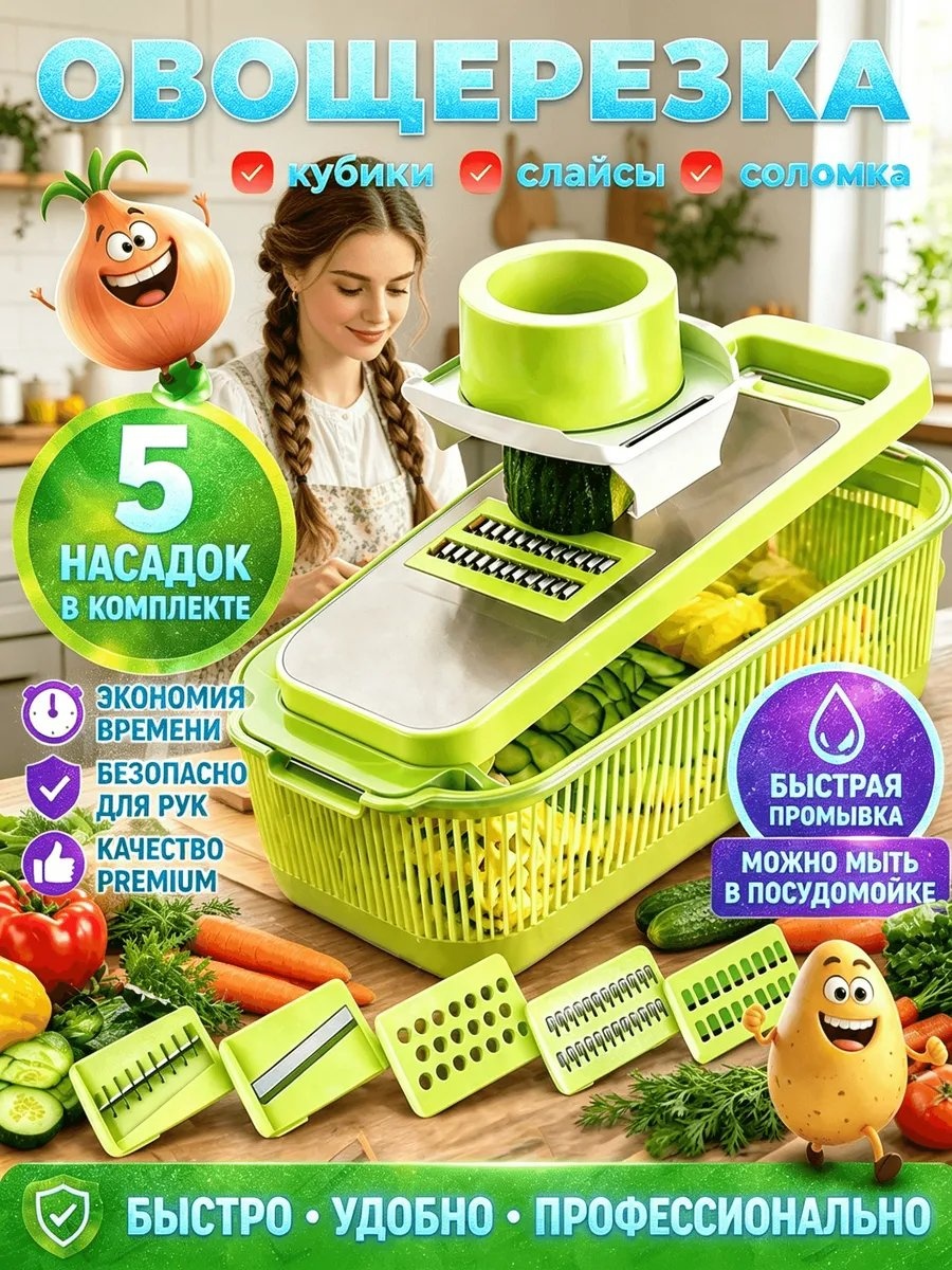 Овощерезка 1000628551, пластик
