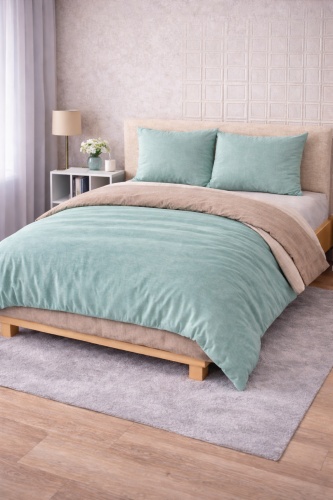 Комплект Лиора MUSLIN NATURAL 2-спальный муслин, 2 наволочки: 50x70 см