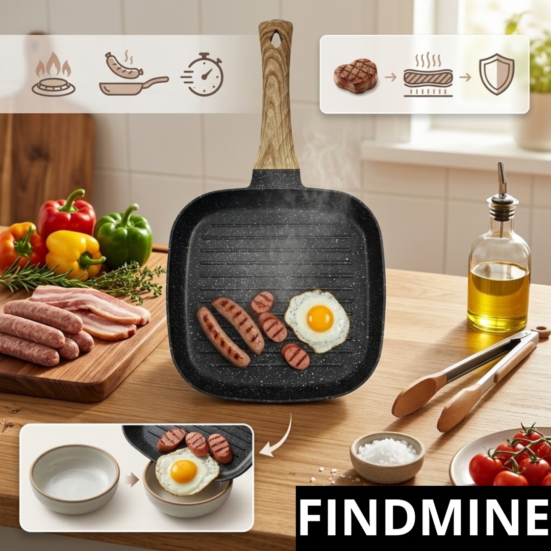Сковорода FINDMINE 17 см с антипригарным покрытием, алюминий
