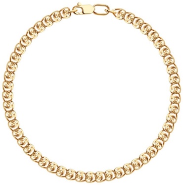 Aishen Gold AG-10819 длина 19 см, вес 1.08 г золото, плетение лав