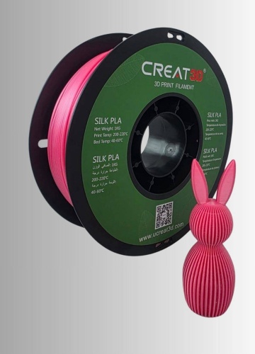 Creat3D PLA Silk 1.75 мм 1 кг розовый