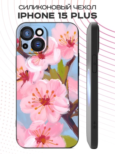 Чехол для Apple iPhone 15 Plus рисунок