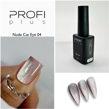 PROFI plus гель-лак Nude Cat Eye 04 глянцевое 12 мл