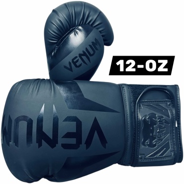 Боксерские перчатки Venum 12 oz черный
