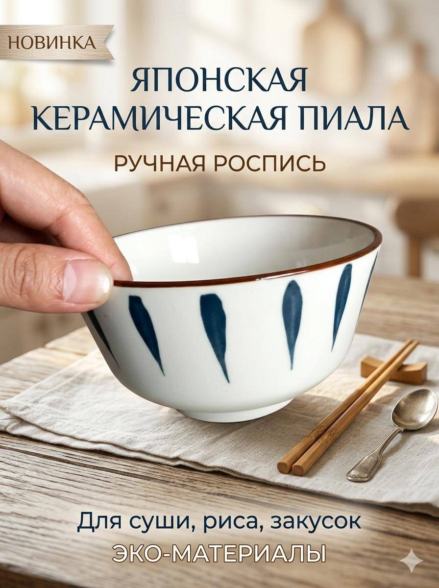 Пиала 1 шт, 300 мл, керамика