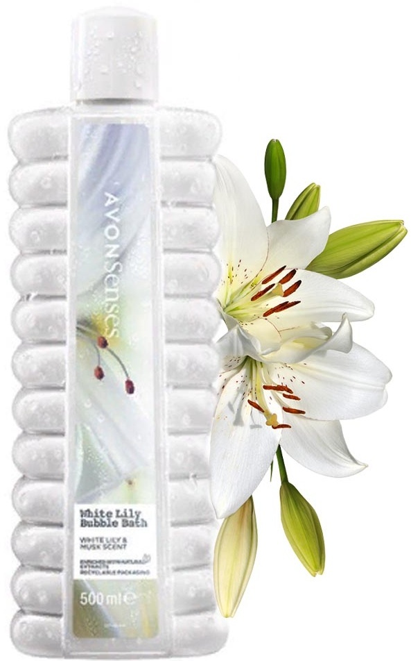 Avon Senses Белая Лилия и мускус пена для ванны 500 мл пена для ванны 500 мл