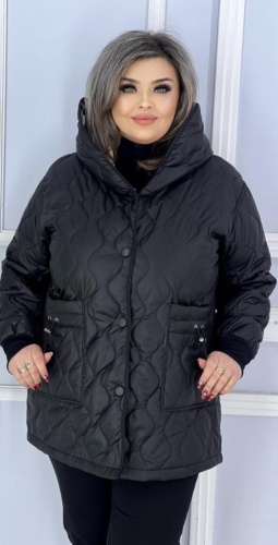 Демисезонная куртка Kanykei Fashion черный