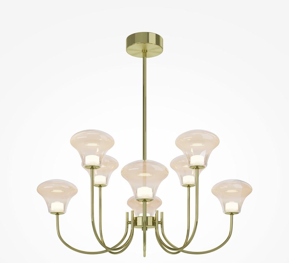 Люстра потолочная Maytoni LED, кол-во ламп: 8 шт