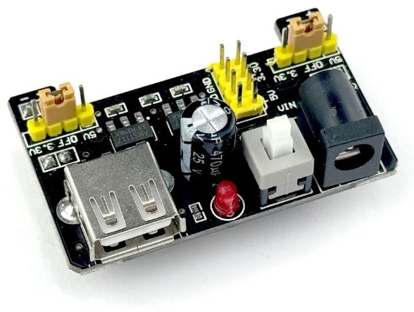 Модуль питания ArduParts.kz для макетных плат MB102 (4051)