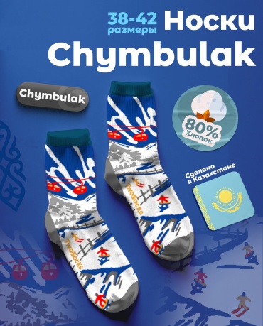 Носки TwoSocks 1 пара синий 38-42